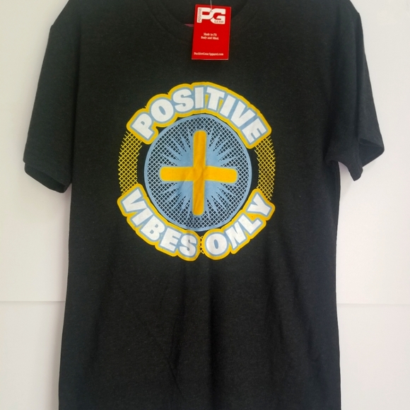 Positive vibes tshirt black small - Picture 1 of 5
